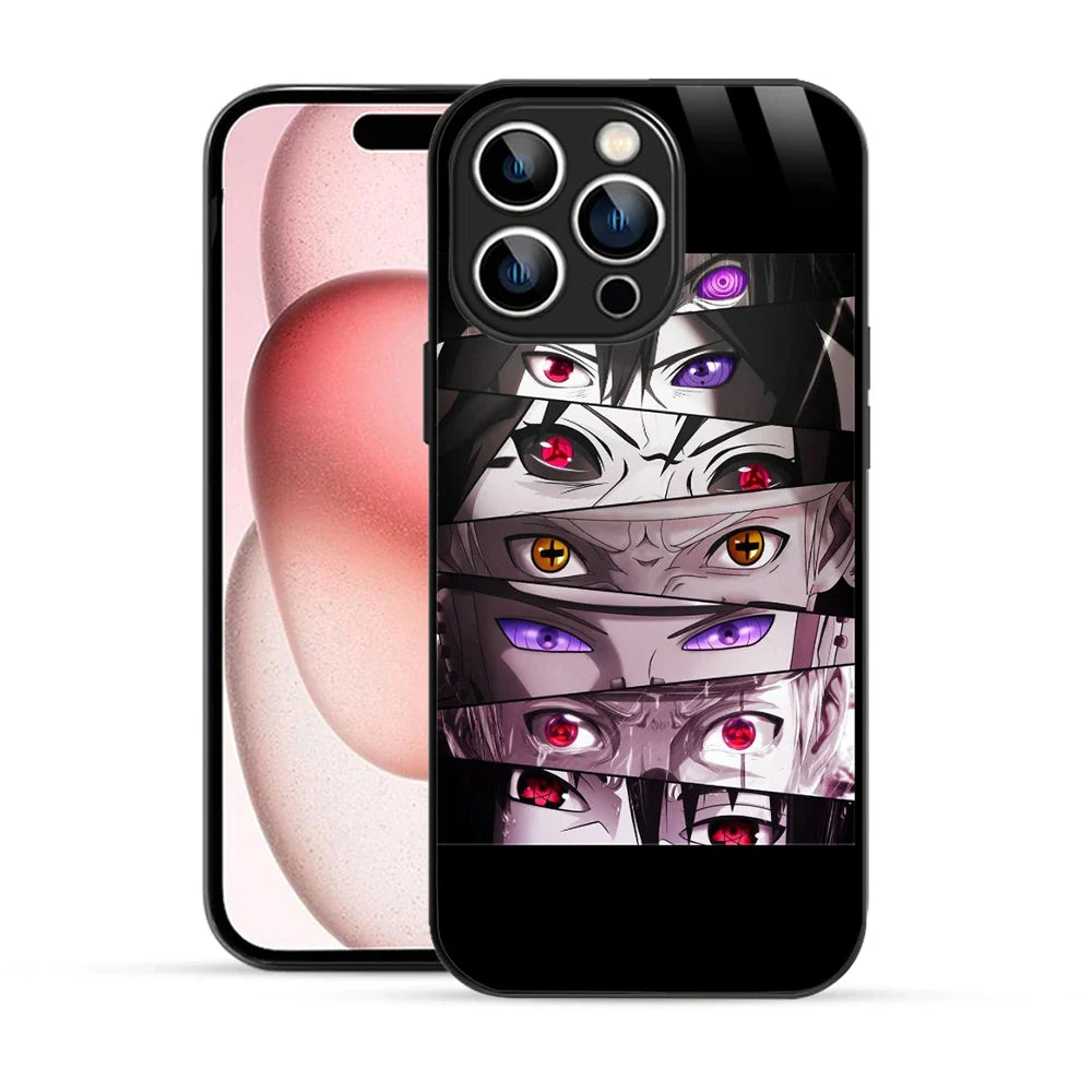 Bornstud Ultimate Dojutsu Eyes Anime Printed Case for iPhone 15 Pro