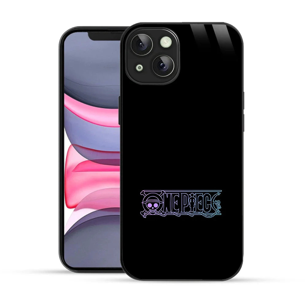 Bornstud One Piece Minimalist Logo Printed Case for iPhone 14 Plus