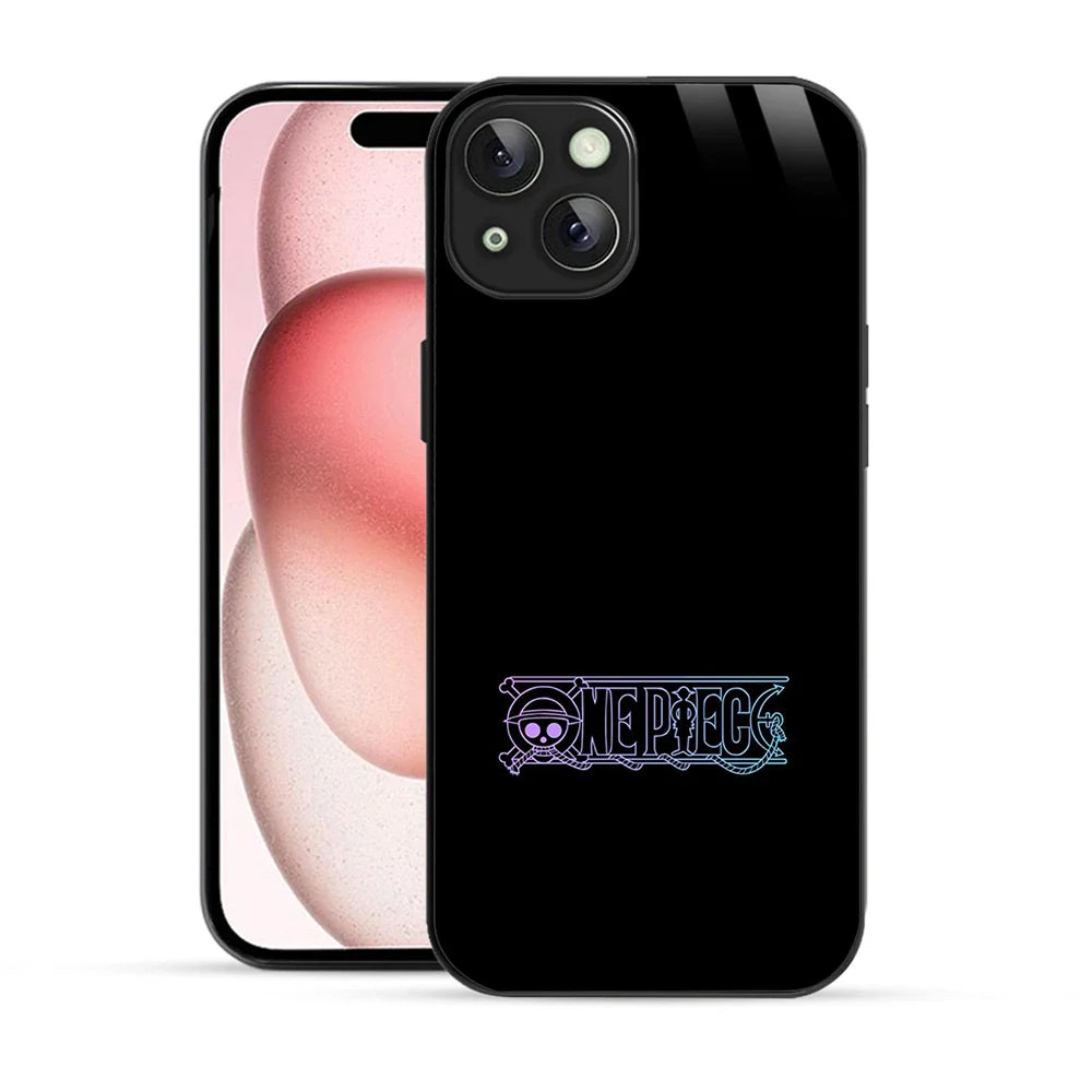 Bornstud One Piece Minimalist Logo Printed Case for iPhone 15 Plus