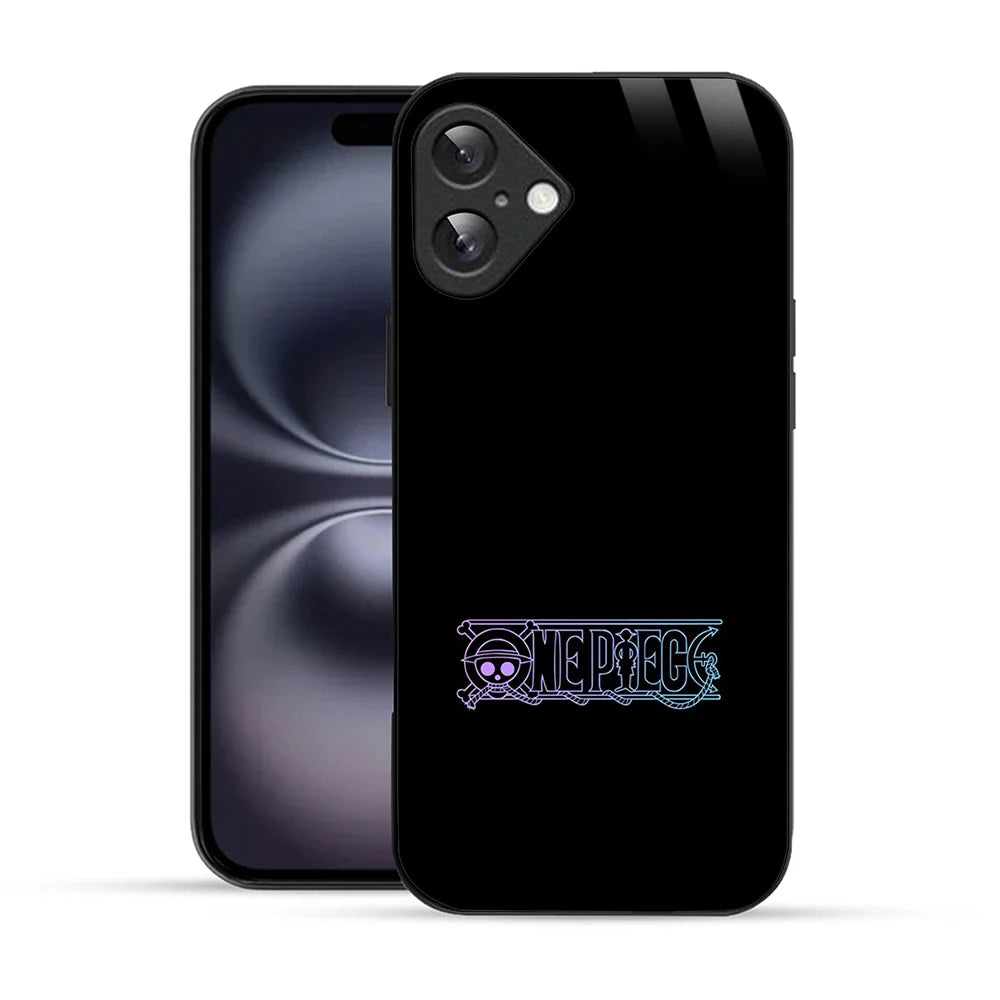 Bornstud One Piece Minimalist Logo Printed Case for iPhone 16