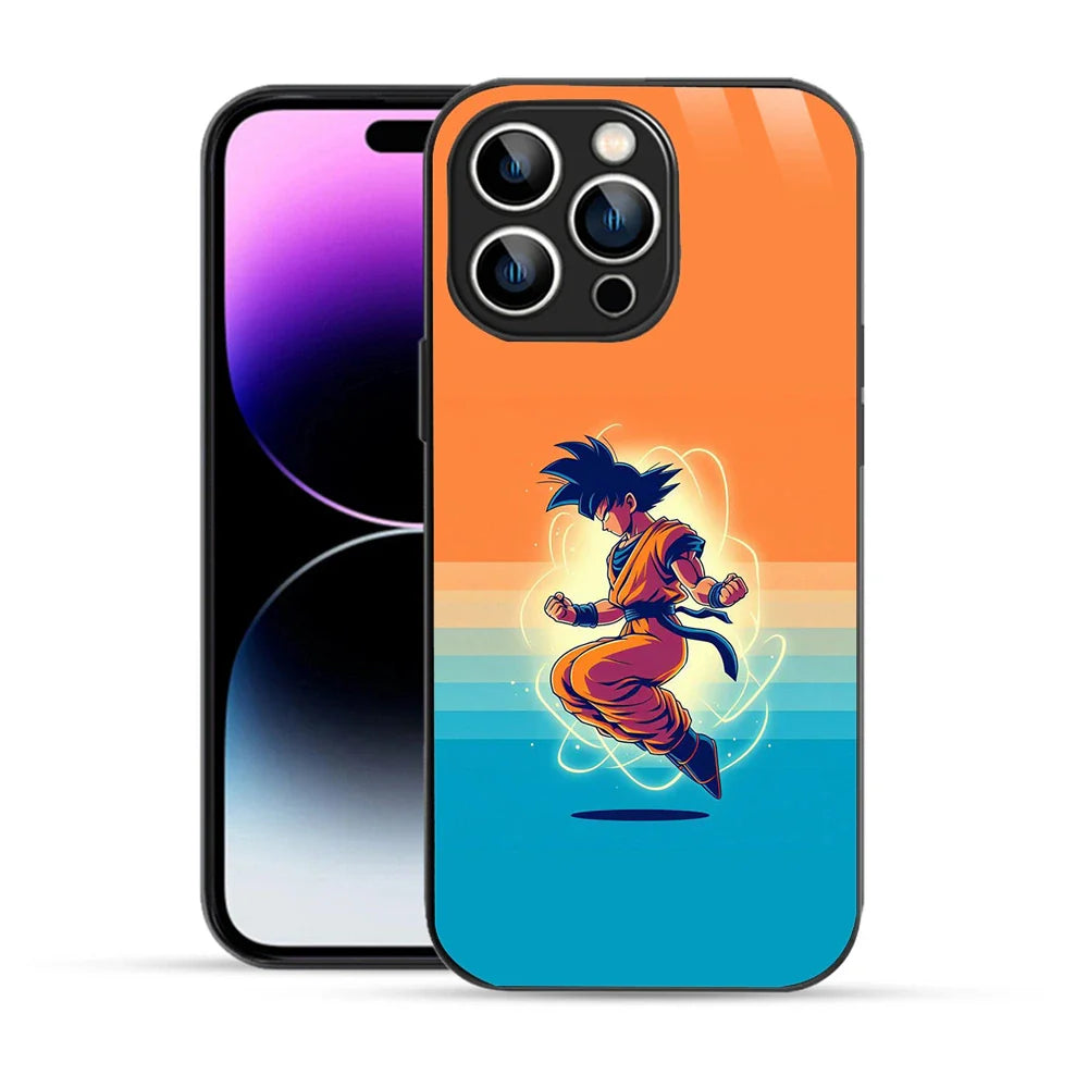 Bornstud Goku Power Up Printed Case for iPhone 14 Pro