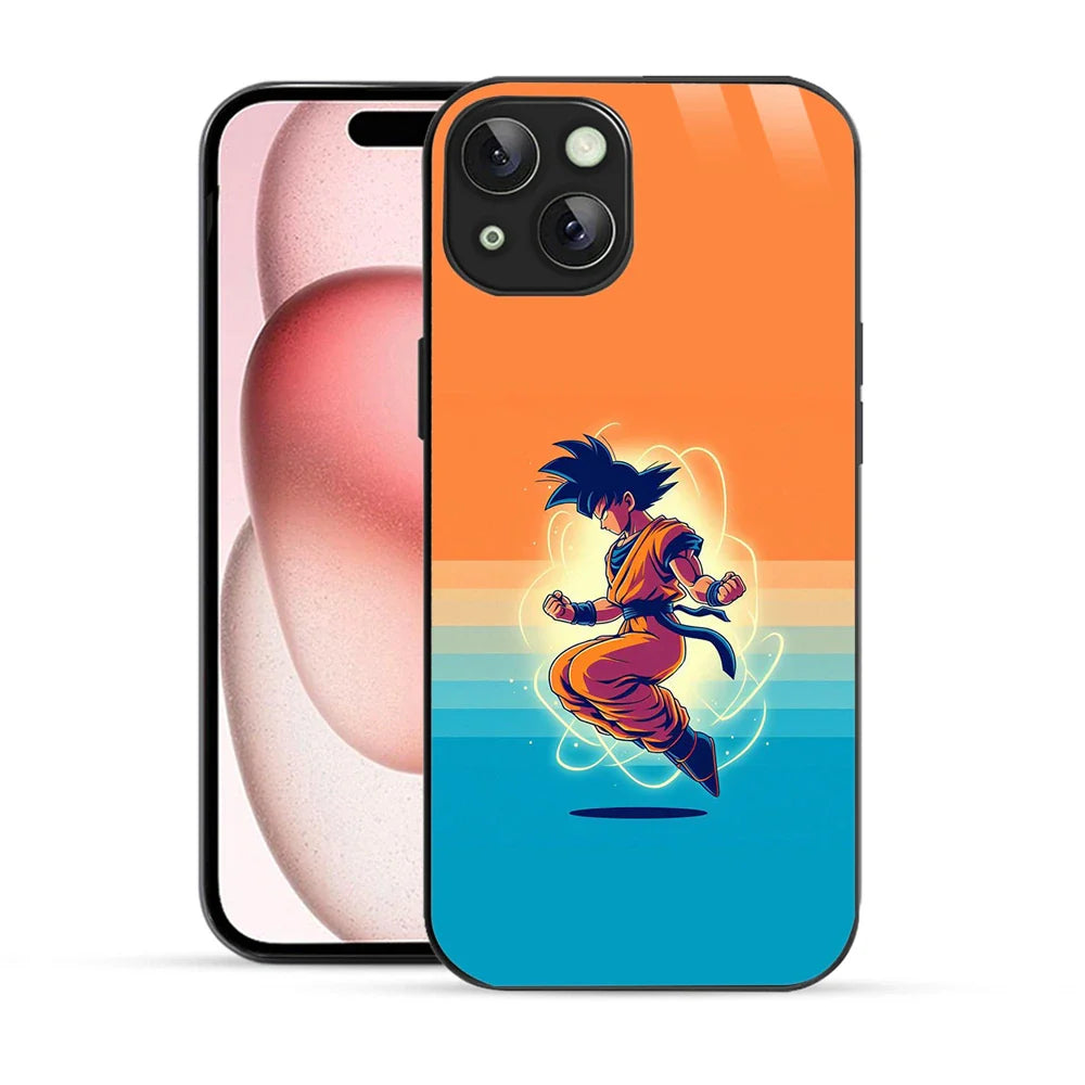 Bornstud Goku Power Up Printed Case for iPhone 15 Plus