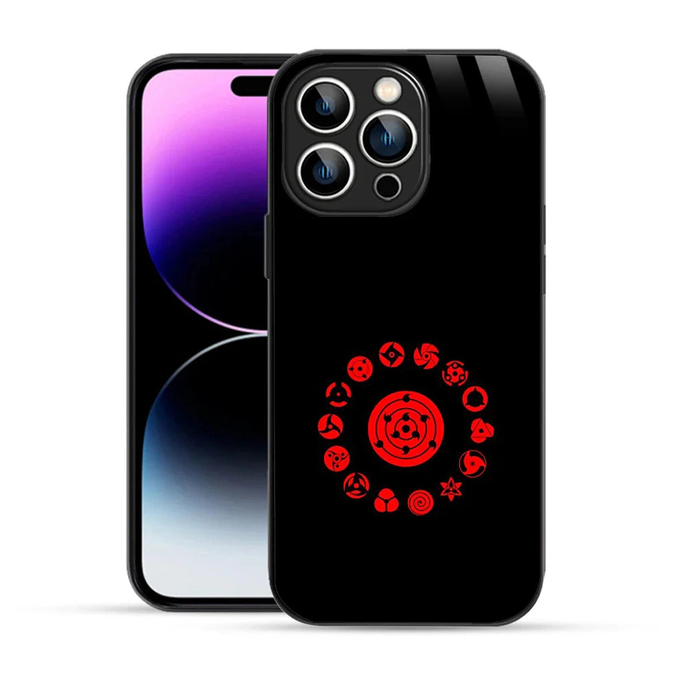 Bornstud Sharingan Evolution Printed Case for iPhone 14 Pro