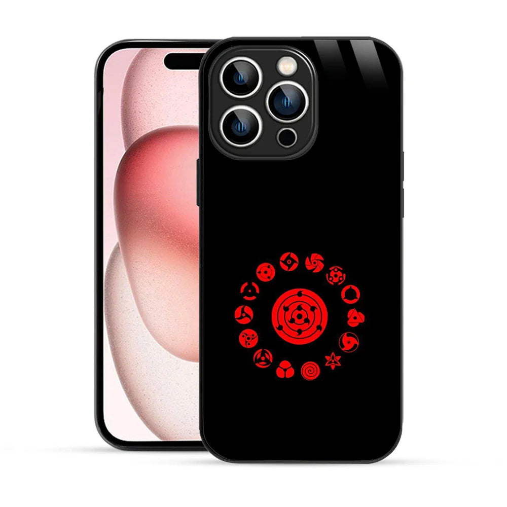 Bornstud Sharingan Evolution Printed Case for iPhone 15 Pro Max
