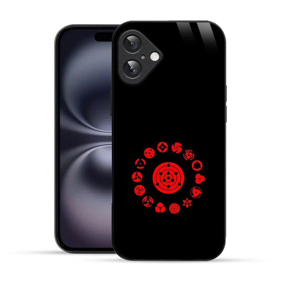Bornstud Sharingan Evolution Printed Case for iPhone 16 Plus