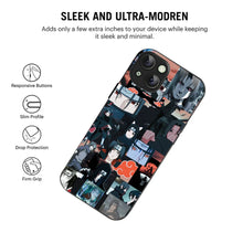 Bornstud Itachi Collage Anime Printed Case for iPhone 15