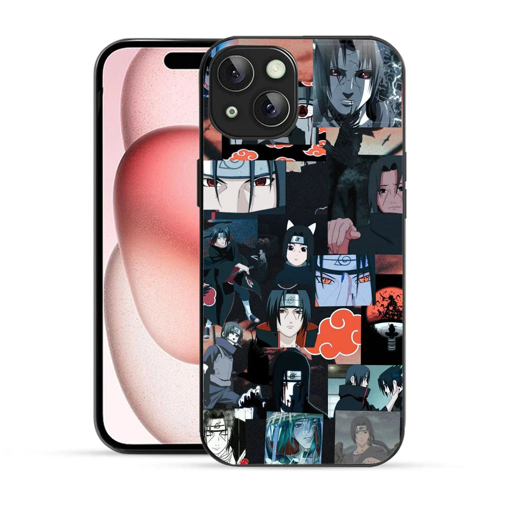 Bornstud Itachi Collage Anime Printed Case for iPhone 15 Plus