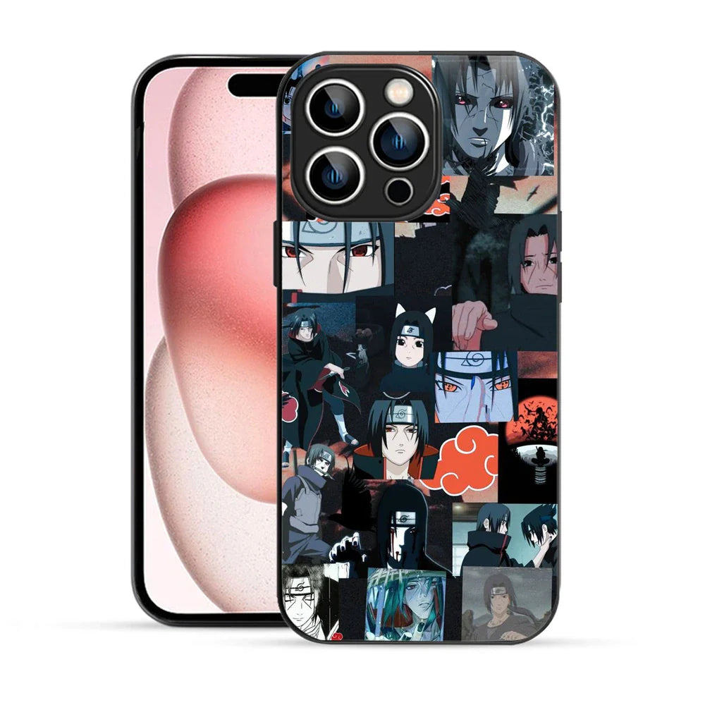 Bornstud Itachi Collage Anime Printed Case for iPhone 15 Pro