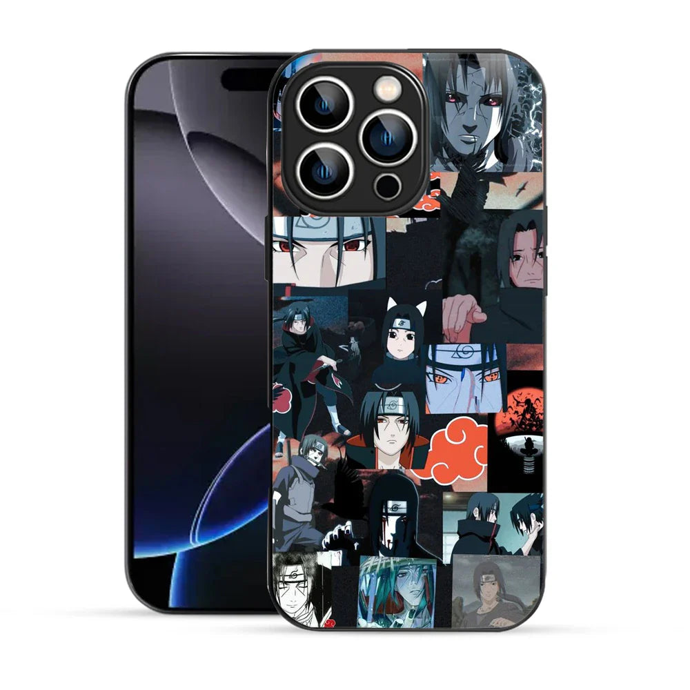 Bornstud Itachi Collage Anime Printed Case for iPhone 16 Pro