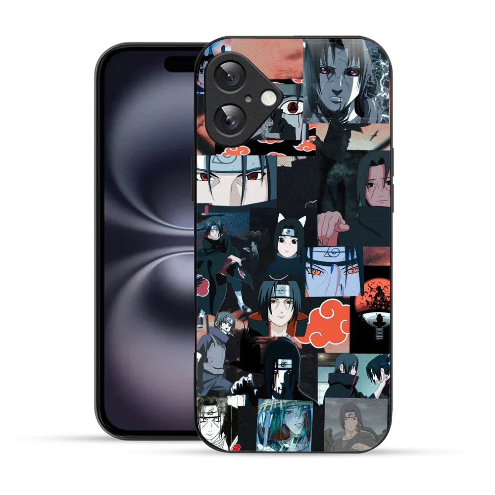 Bornstud Itachi Collage Anime Printed Case for iPhone 16 Plus