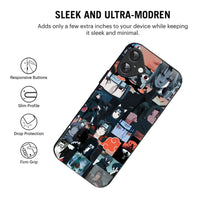 Bornstud Itachi Collage Anime Printed Case for iPhone 16 Plus