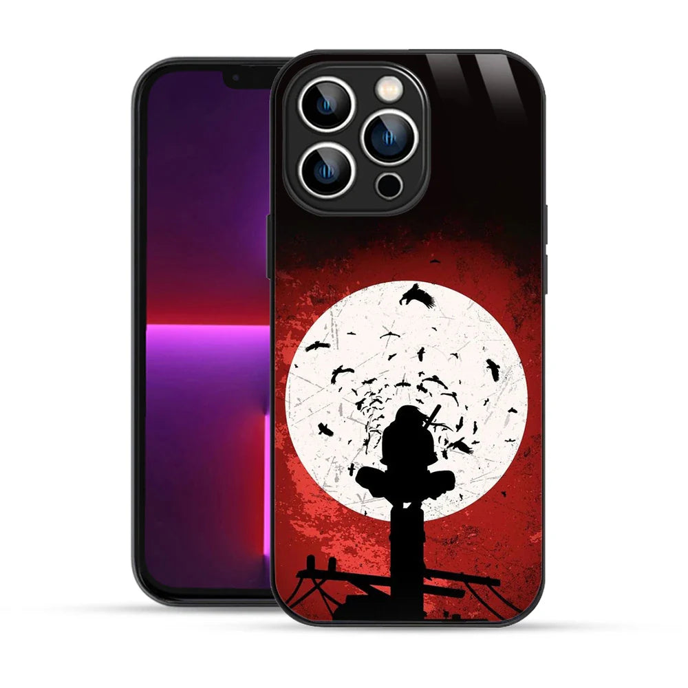 Bornstud Ninja Moonlight Silhouette Printed Case for iPhone 13 Pro Max