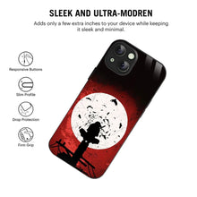 Bornstud Ninja Moonlight Silhouette Printed Case for iPhone 14 Plus