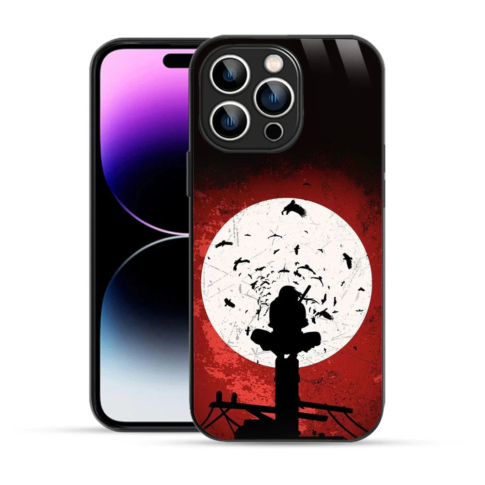 Bornstud Ninja Moonlight Silhouette Printed Case for iPhone 14 Pro