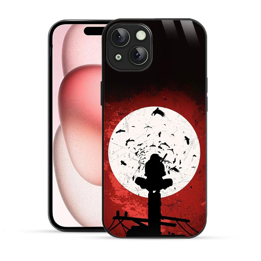 Bornstud Ninja Moonlight Silhouette Printed Case for iPhone 15