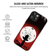 Bornstud Ninja Moonlight Silhouette Printed Case for iPhone 15