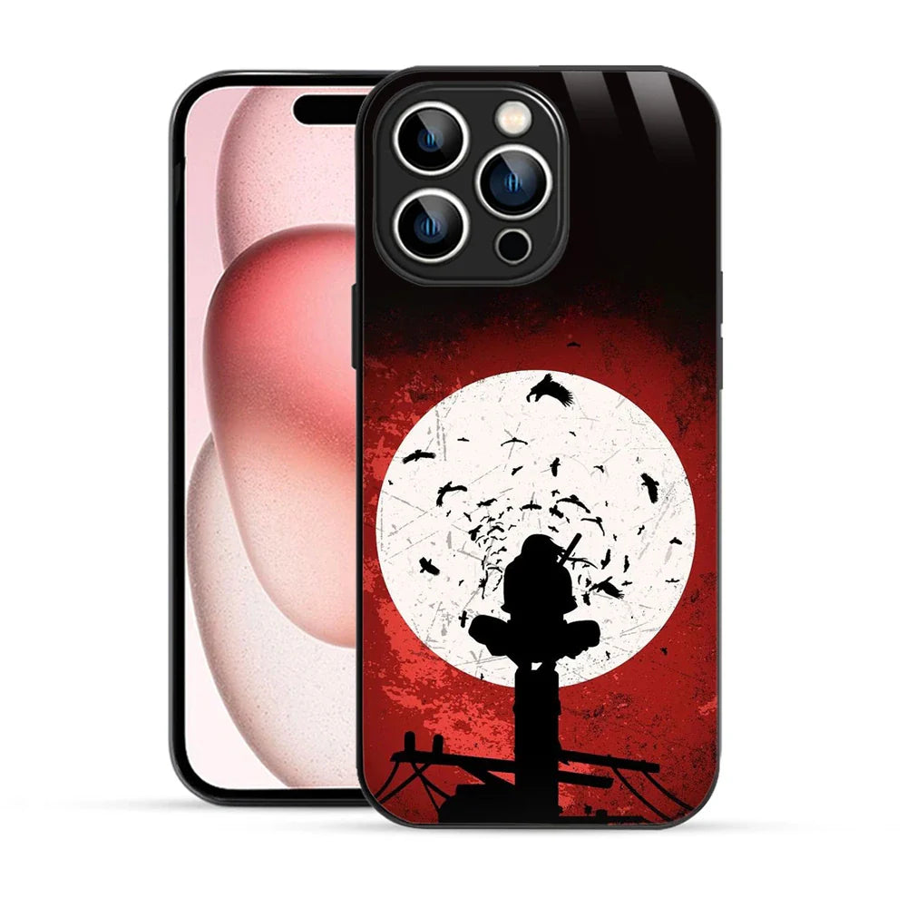 Bornstud Ninja Moonlight Silhouette Printed Case for iPhone 15 Pro
