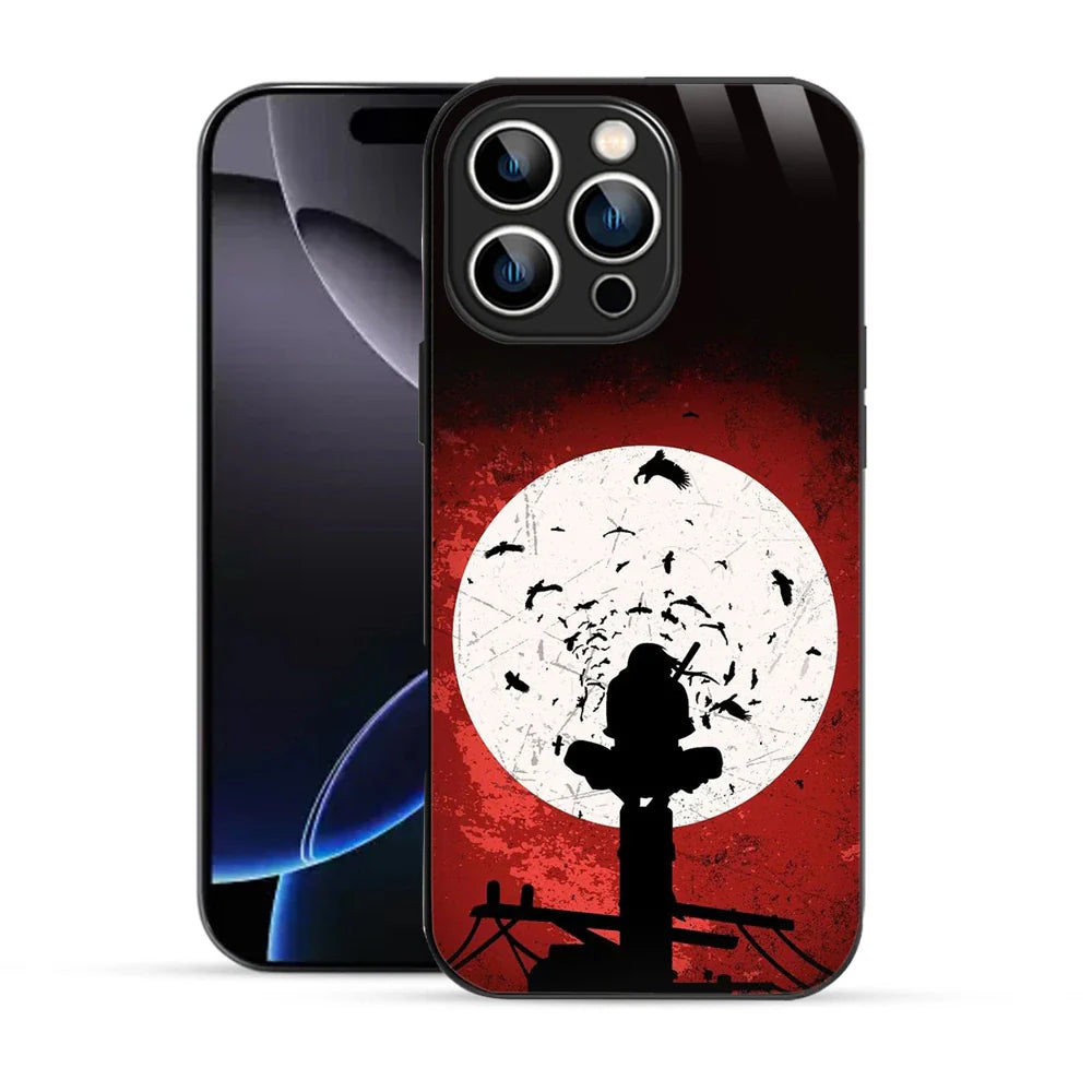 Bornstud Ninja Moonlight Silhouette Printed Case for iPhone 16 Pro