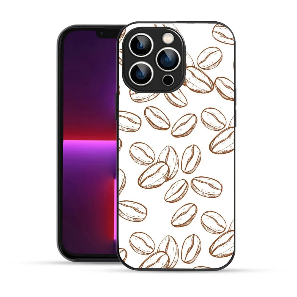 Bornstud Coffee Beans Aesthetic Printed Case for iPhone 13 Pro