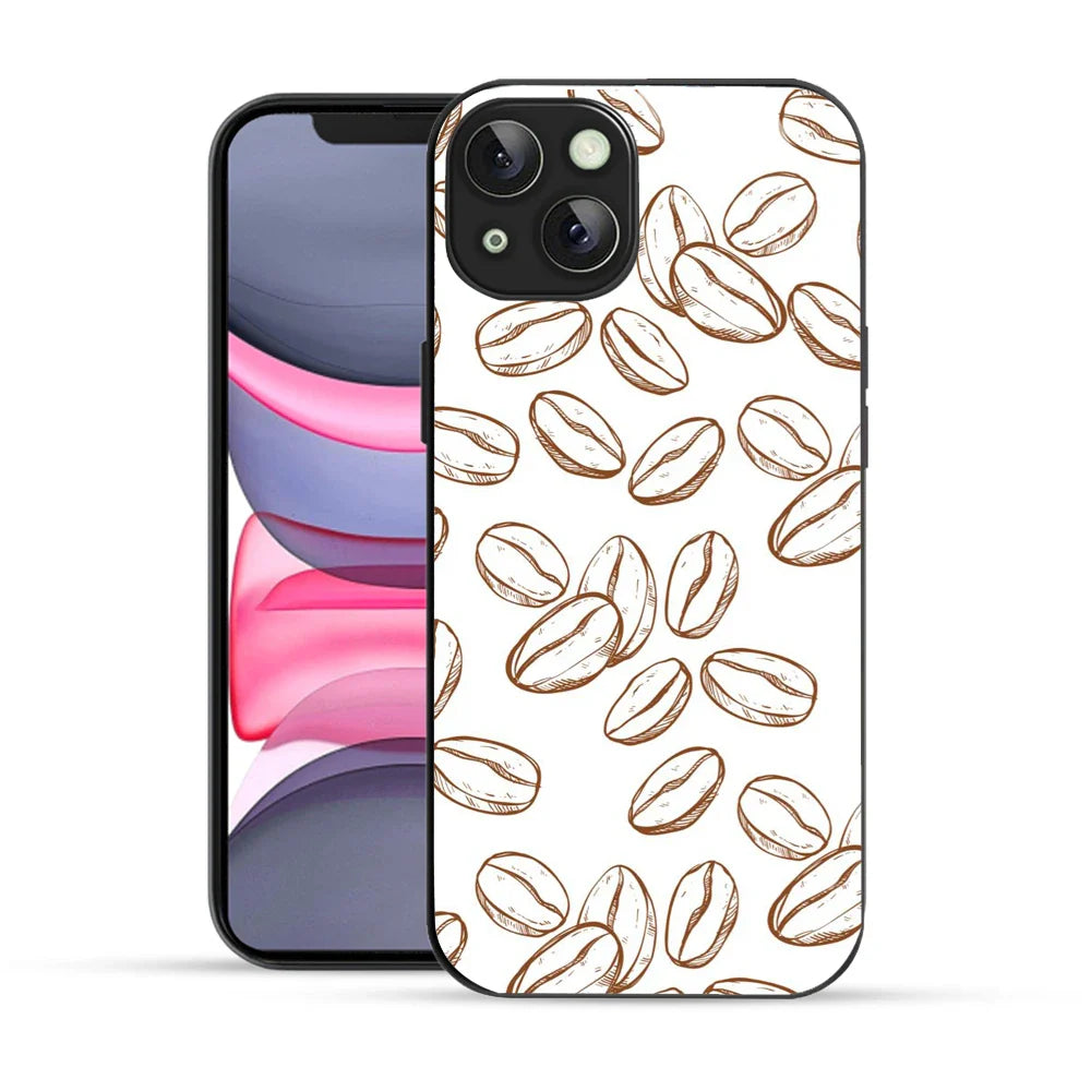 Bornstud Coffee Beans Aesthetic Printed Case for iPhone 14 Plus