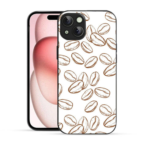 Bornstud Coffee Beans Aesthetic Printed Case for iPhone 15
