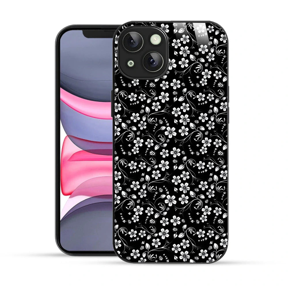 Bornstud Elegant Floral Swirl Printed Case for iPhone 14