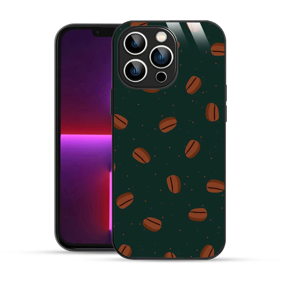Bornstud Coffee Bean Bliss Printed Case for iPhone 13 Pro