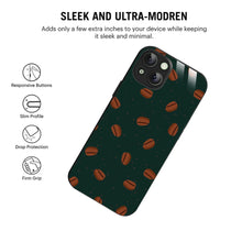 Bornstud Coffee Bean Bliss Printed Case for iPhone 14 Plus