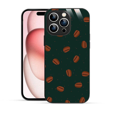 Bornstud Coffee Bean Bliss Printed Case for iPhone 15 Pro