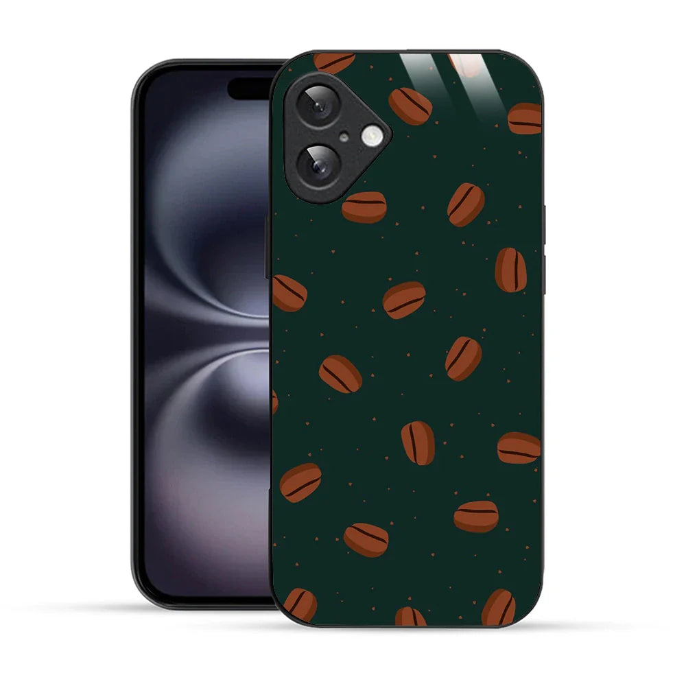 Bornstud Coffee Bean Bliss Printed Case for iPhone 16 Plus