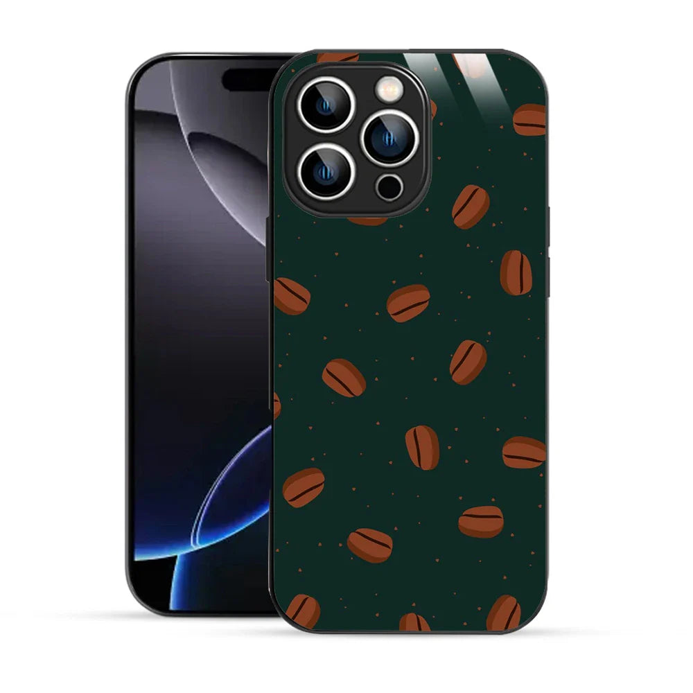 Bornstud Coffee Bean Bliss Printed Case for iPhone 16 Pro Max