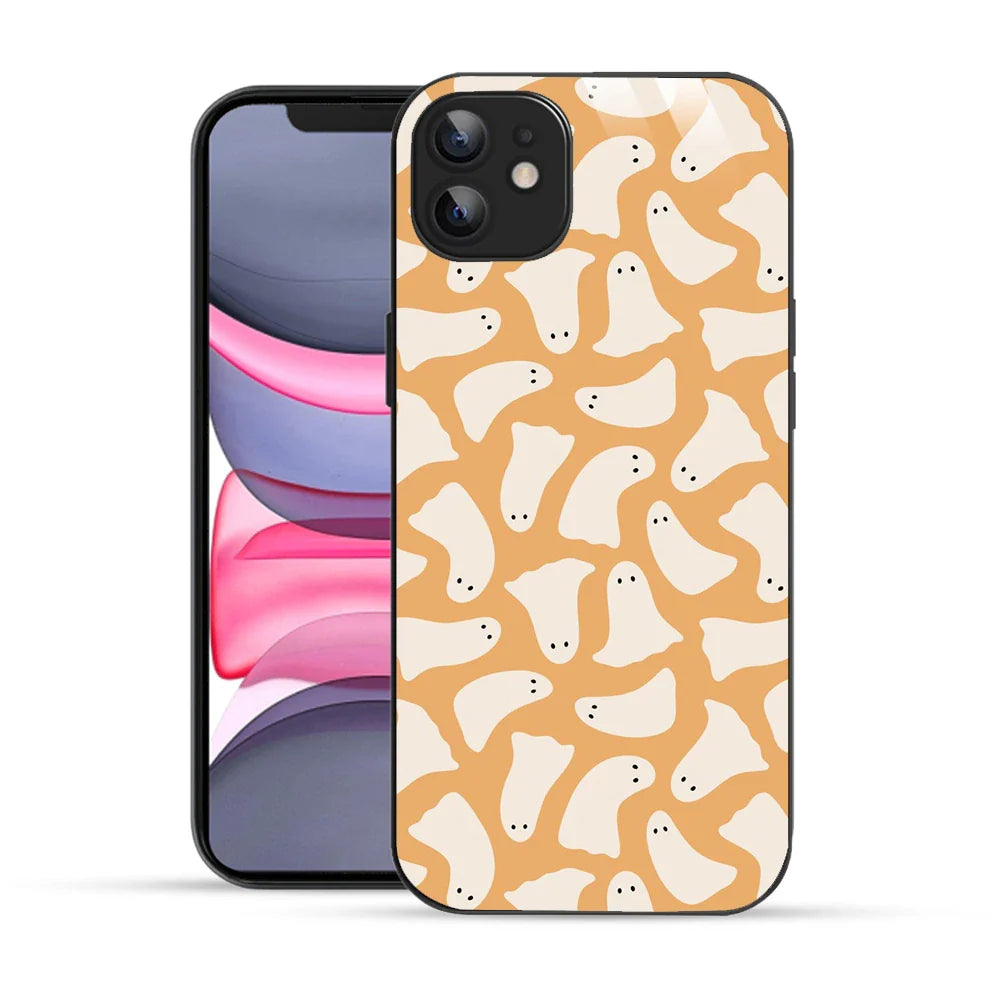 Bornstud Cute Ghost Pattern Printed Case for iPhone 12