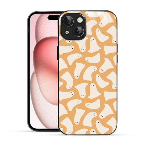 Bornstud Cute Ghost Pattern Printed Case for iPhone 15