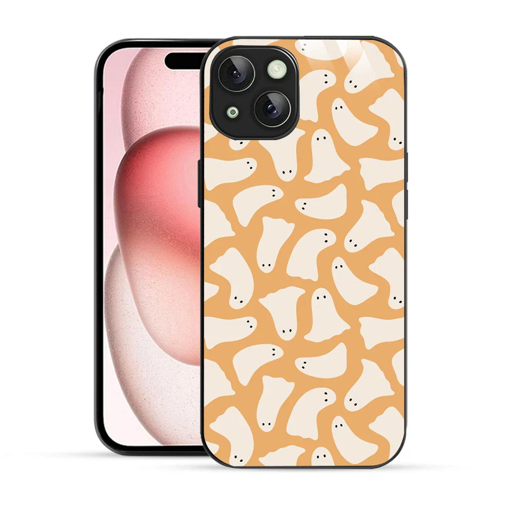 Bornstud Cute Ghost Pattern Printed Case for iPhone 15 Plus