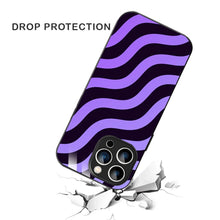Bornstud Wavy Purple Aesthetic Printed Case for iPhone 14 Pro