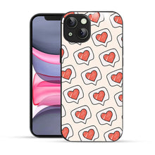 Bornstud Cute Heart Speech Bubble Aesthetic Printed Case