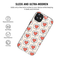 Bornstud Cute Heart Speech Bubble Aesthetic Printed Case for iPhone 11