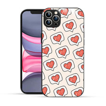 Bornstud Cute Heart Speech Bubble Aesthetic Printed Case