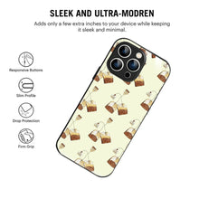 Bornstud Cute Aesthetic Tea Bag Printed Case for iPhone 14 Pro