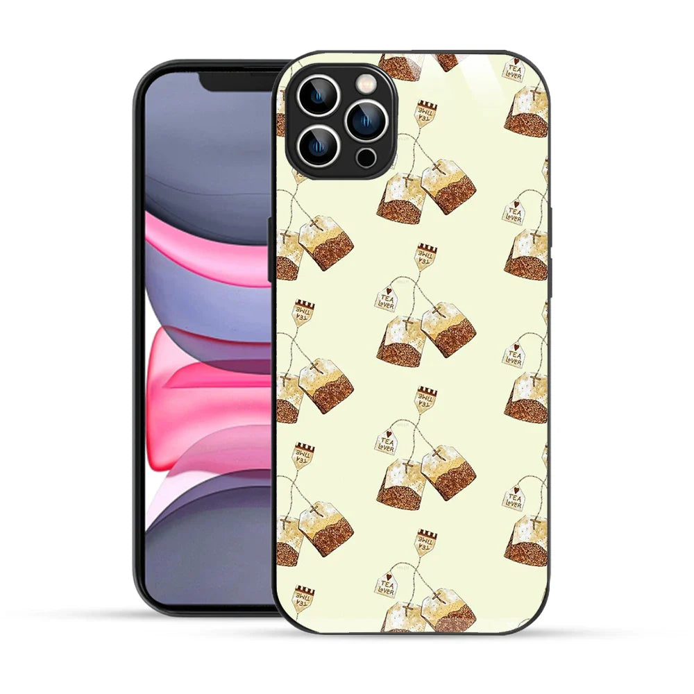 Bornstud Cute Aesthetic Tea Bag Printed Case for iPhone 11 Pro