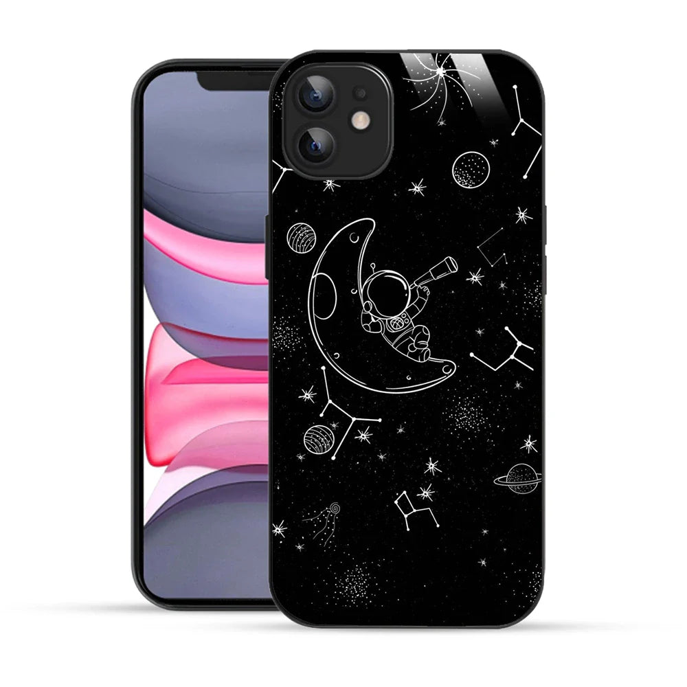 Bornstud Astronaut & Moon Printed Case for iPhone 11