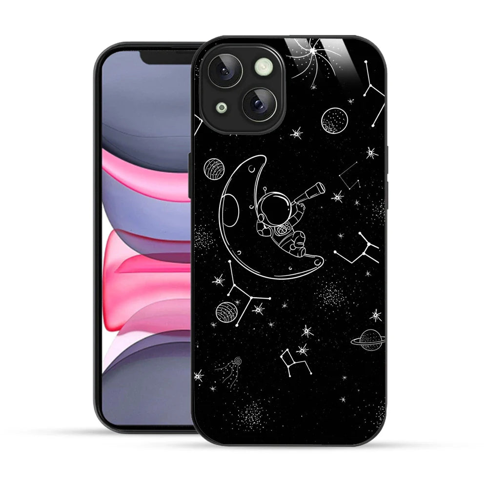 Bornstud Astronaut & Moon Printed Case for iPhone 13