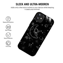 Bornstud Astronaut & Moon Printed Case for iPhone 11