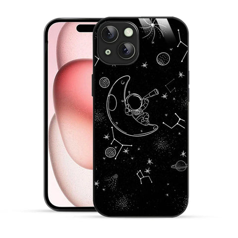 Bornstud Astronaut & Moon Printed Case for iPhone 15