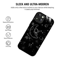 Bornstud Astronaut & Moon Printed Case for iPhone 15