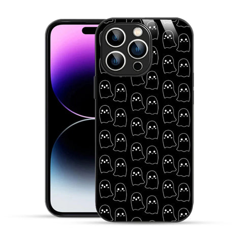 Bornstud Ghost Pattern Printed Case for iPhone 14 Pro