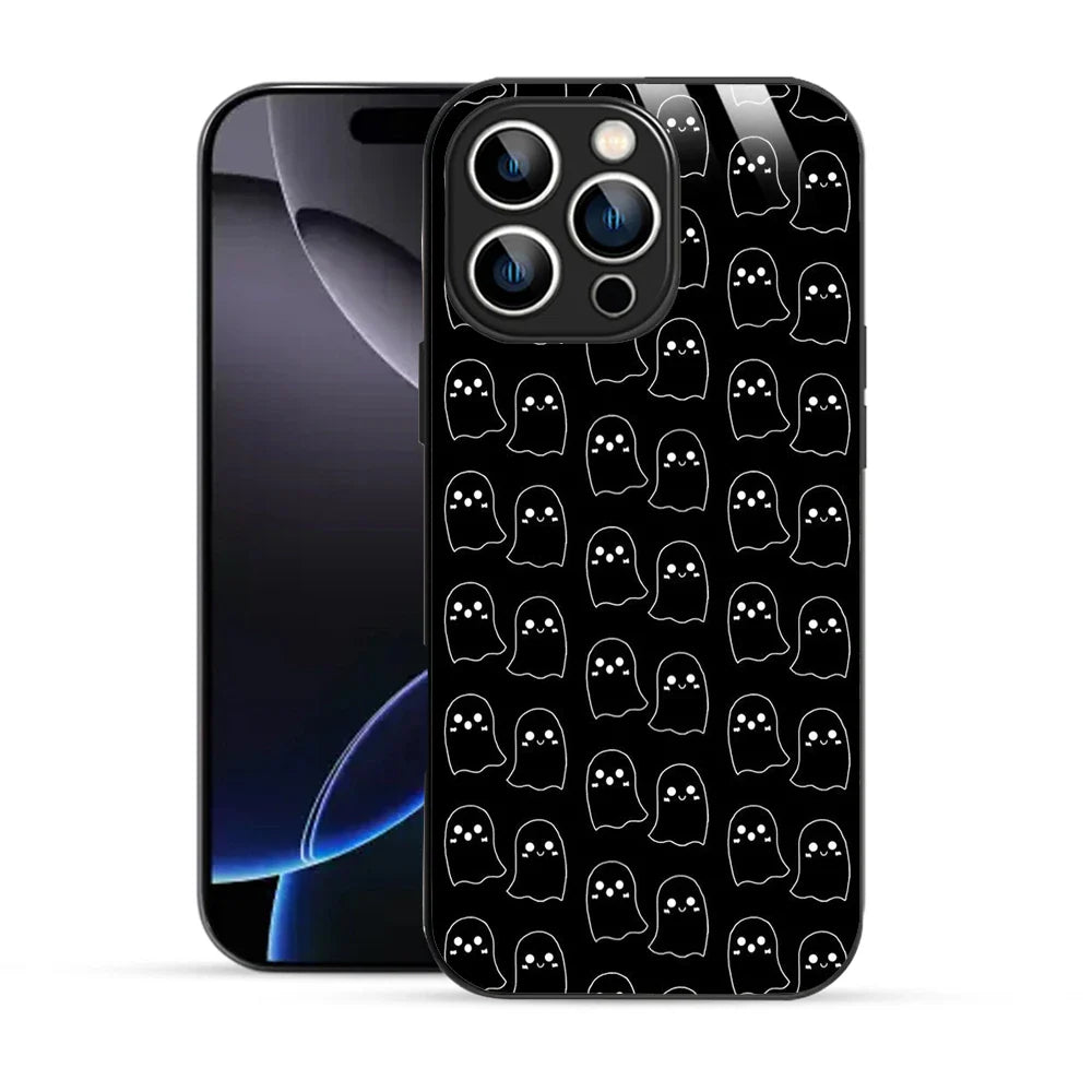 Bornstud Ghost Pattern Printed Case for iPhone 16 Pro