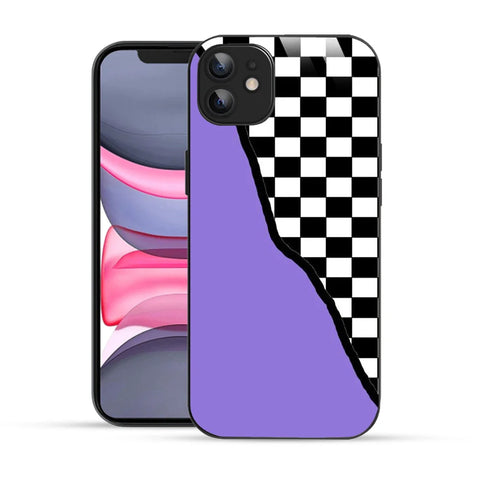 Bornstud Retro Checkerboard Aesthetic Printed Case for iPhone 11