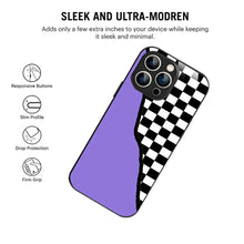Bornstud Retro Checkerboard Aesthetic Printed Case for iPhone 14 Pro Max