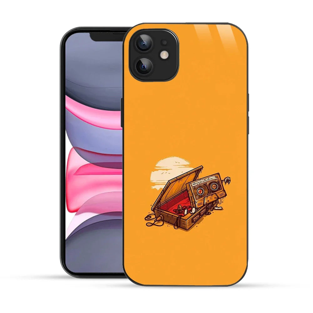 Bornstud Retro Cassette Vibes Printed Case for iPhone 11